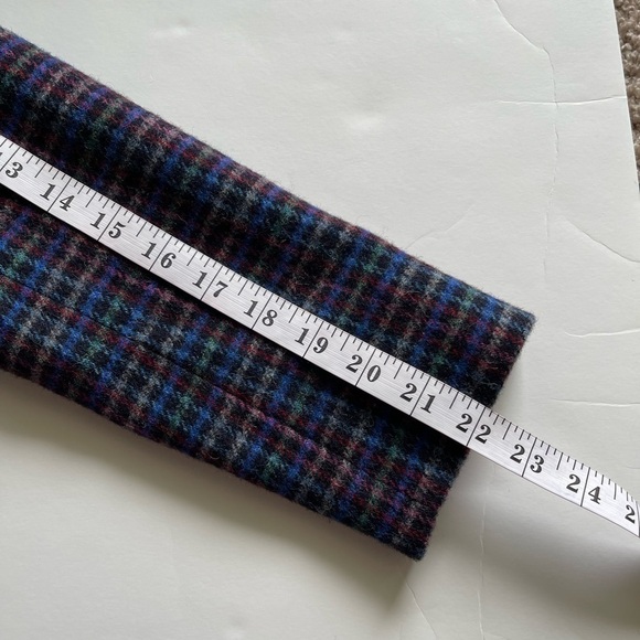 NWT! $150 Talbots Blue Plaid Blazer Jacket Coat Wool Blend, Sz 2 - Picture 13 of 13